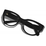 Chanel - Occhiali da Vista Rettangolari - Nero - Chanel Eyewear