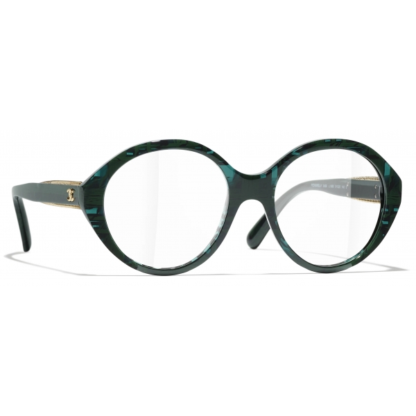Chanel - Round Optical Glasses - Brown - Chanel Eyewear