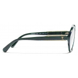 Chanel - Occhiali da Vista Rotondi - Marrone - Chanel Eyewear