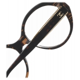 Chanel - Occhiali da Vista Rotondi - Marrone - Chanel Eyewear