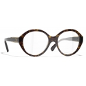 Chanel - Round Optical Glasses - Dark Tortoise - Chanel Eyewear