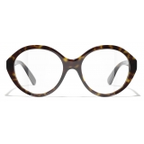 Chanel - Round Optical Glasses - Dark Tortoise - Chanel Eyewear