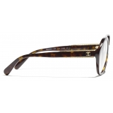 Chanel - Round Optical Glasses - Dark Tortoise - Chanel Eyewear