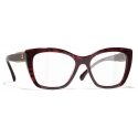 Chanel - Cat-Eye Optical Glasses - Red - Chanel Eyewear