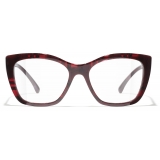 Chanel - Cat-Eye Optical Glasses - Red - Chanel Eyewear