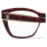 Chanel - Occhiali da Vista Cat-Eye - Rosso - Chanel Eyewear