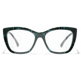 Chanel - Cat-Eye Optical Glasses - Dark Green - Chanel Eyewear