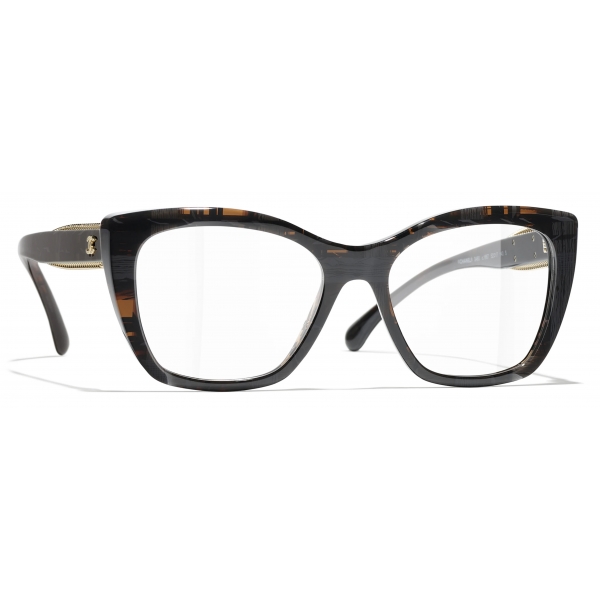 Chanel - Cat-Eye Optical Glasses - Brown - Chanel Eyewear
