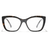 Chanel - Occhiali da Vista Cat-Eye - Marrone - Chanel Eyewear