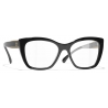 Chanel - Cat-Eye Optical Glasses - Black - Chanel Eyewear