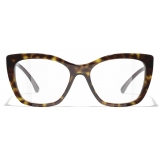 Chanel - Cat-Eye Optical Glasses - Dark Tortoise - Chanel Eyewear