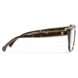 Chanel - Cat-Eye Optical Glasses - Dark Tortoise - Chanel Eyewear