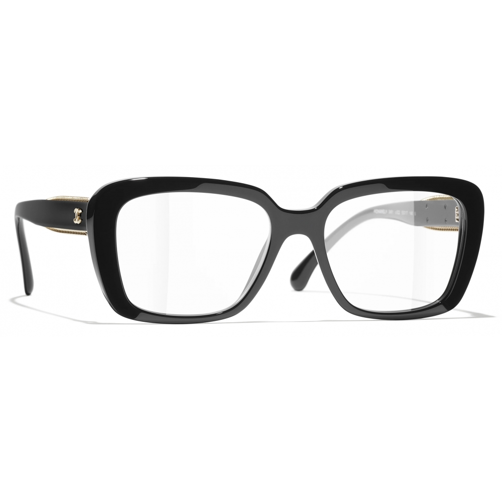 Chanel - Square Optical Glasses - Black - Chanel Eyewear - Avvenice