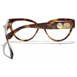 Chanel - Cat-Eye Optical Glasses - Light Tortoise - Chanel Eyewear