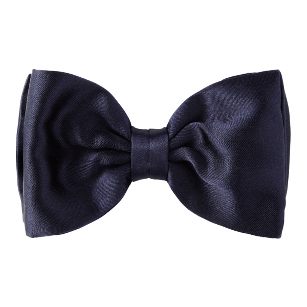 Viola Milano - Midnight Navy Ready-Tie Grosgrain Bow-Tie - Handmade in ...