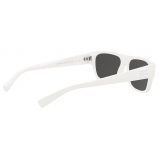 Dolce & Gabbana - Occhiale da Sole DG Crossed - Bianco Grigio Scuro - Dolce & Gabbana Eyewear