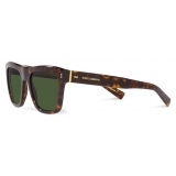 Dolce & Gabbana - Occhiale da Sole Domenico - Havana Verde Scuro - Dolce & Gabbana Eyewear