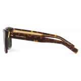 Dolce & Gabbana - Occhiale da Sole Domenico - Havana Verde Scuro - Dolce & Gabbana Eyewear