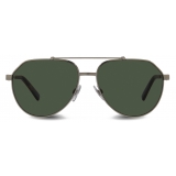 Dolce & Gabbana - Occhiale da Sole Gros Grain - Bronzo Verde Scuro - Dolce & Gabbana Eyewear