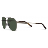 Dolce & Gabbana - Gros Grain Sunglasses - Bronze Dark Green - Dolce & Gabbana Eyewear