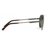 Dolce & Gabbana - Gros Grain Sunglasses - Bronze Dark Green - Dolce & Gabbana Eyewear