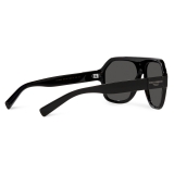 Dolce & Gabbana - DG Plaque Sunglasses - Black Dark Grey - Dolce & Gabbana Eyewear