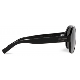 Dolce & Gabbana - DG Plaque Sunglasses - Black Dark Grey - Dolce & Gabbana Eyewear