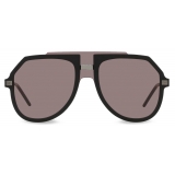 Dolce & Gabbana - Lusso Sartoriale Sunglasses - Black Gunmetal Purple Brown - Dolce & Gabbana Eyewear