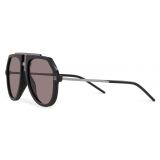 Dolce & Gabbana - Lusso Sartoriale Sunglasses - Black Gunmetal Purple Brown - Dolce & Gabbana Eyewear