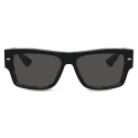 Dolce & Gabbana - Lusso Sartoriale Sunglasses - Black Dark Grey - Dolce & Gabbana Eyewear