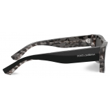 Dolce & Gabbana - Occhiale da Sole Lusso Sartoriale - Nero Grigio Scuro - Dolce & Gabbana Eyewear