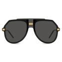 Dolce & Gabbana - Lusso Sartoriale Sunglasses - Black Gunmetal Grey - Dolce & Gabbana Eyewear