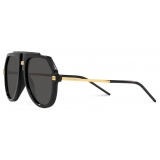 Dolce & Gabbana - Lusso Sartoriale Sunglasses - Black Gunmetal Grey - Dolce & Gabbana Eyewear