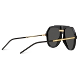 Dolce & Gabbana - Lusso Sartoriale Sunglasses - Black Gunmetal Grey - Dolce & Gabbana Eyewear