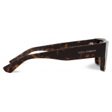 Dolce & Gabbana - Lusso Sartoriale Sunglasses - Havana Dark Brown - Dolce & Gabbana Eyewear