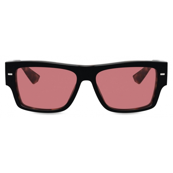 Dolce & Gabbana - Lusso Sartoriale Sunglasses - Black Red Hyper - Dolce & Gabbana Eyewear
