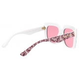 Dolce & Gabbana - Maiolica Sunglasses - Maiolica Fucsia Pink - Dolce & Gabbana Eyewear