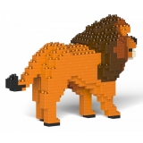 Jekca - Lion 02S - Lego - Scultura - Costruzione - 4D - Animali di Mattoncini - Toys