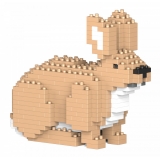 Jekca - Rabbit 02S - Lego - Scultura - Costruzione - 4D - Animali di Mattoncini - Toys