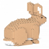 Jekca - Rabbit 02S - Lego - Sculpture - Construction - 4D - Brick Animals - Toys