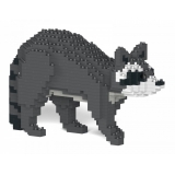 Jekca - Raccoon 01S - Lego - Sculpture - Construction - 4D - Brick Animals - Toys