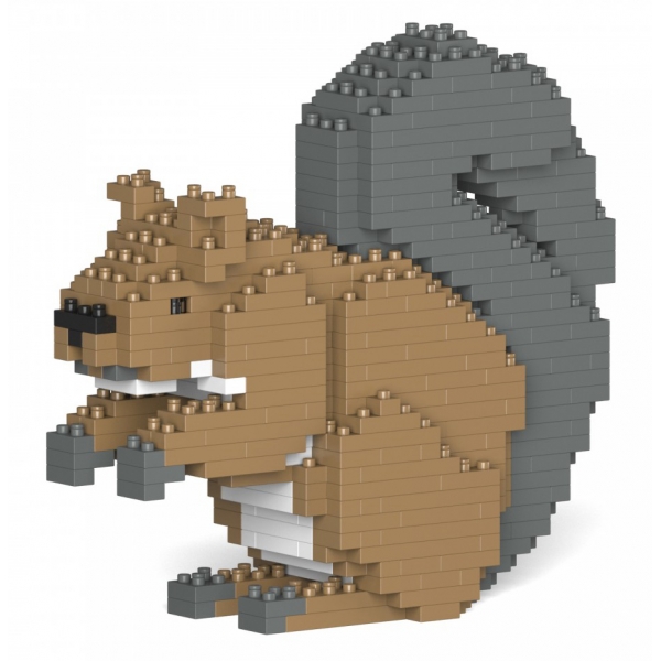 Jekca - Squirrel 01S - Lego - Scultura - Costruzione - 4D - Animali di Mattoncini - Toys