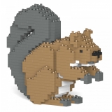 Jekca - Squirrel 01S - Lego - Sculpture - Construction - 4D - Brick Animals - Toys