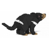 Jekca - Tasmanian Devil 01S - Lego - Sculpture - Construction - 4D - Brick Animals - Toys