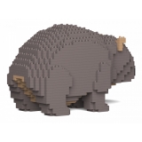 Jekca - Wombat 01S - Lego - Sculpture - Construction - 4D - Brick Animals - Toys