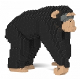 Jekca - Chimpanzee 02S - Lego - Sculpture - Construction - 4D - Brick Animals - Toys