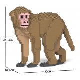 Jekca - Monkey 01S - Lego - Sculpture - Construction - 4D - Brick Animals - Toys
