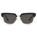 Dolce & Gabbana - Dark Sicily Sunglasses - Gold Dark Grey - Dolce & Gabbana Eyewear