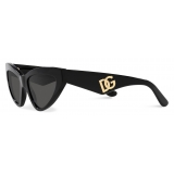 Dolce & Gabbana - DG Crossed Sunglasses - Black - Dolce & Gabbana Eyewear