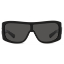 Dolce & Gabbana - DG Crossed Sunglasses - Black Dark Grey - Dolce & Gabbana Eyewear